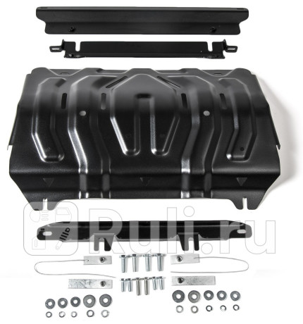 2111.4046.2.3 - Защита радиатора + комплект крепежа (RIVAL) Mitsubishi Pajero Sport (2015-2021) для Mitsubishi Pajero Sport (2015-2021), RIVAL, 2111.4046.2.3