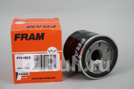 PH4998 - Фильтр масляный (FRAM) Kia Rio 3 (2011-2015) для Kia Rio 3 (2011-2015), FRAM, PH4998