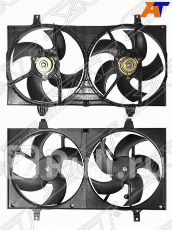 ST-59-0015 - Вентилятор радиатора охлаждения (SAT) Nissan Almera N16 (2002-2006) для Nissan Almera N16 (2002-2006), SAT, ST-59-0015