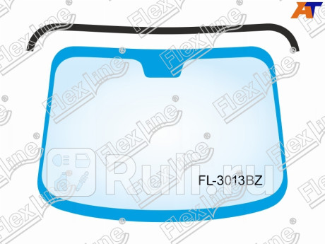 FL-3013BZ - Молдинг лобового стекла (FLEXLINE) HONDA FIT GE (2007-2014) для Honda Fit GE (2007-2014), FLEXLINE, FL-3013BZ
