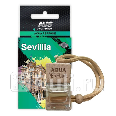 Ароматизатор подвесной (one million/один миллион) "avs" aqua perfume (aqp-02, spain/sevillia) AVS A40477S для Автотовары, AVS, A40477S