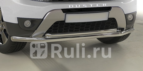 AFZDARD1502 - Защита переднего бампера d57+d42 (Arbori) Renault Duster рестайлинг (2015-2021) для Renault Duster (2015-2021) рестайлинг, Arbori, AFZDARD1502