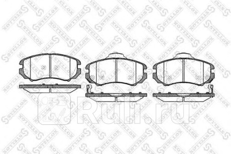 964 002B-SX - Колодки тормозные дисковые передние (STELLOX) Kia Soul 1 (2008-2014) для Kia Soul 1 (2008-2014), STELLOX, 964 002B-SX