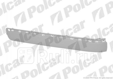 50159613 - Молдинг заднего бампера левый (Polcar) Mercedes W210 (1999-2003) для Mercedes W210 (1995-2003), Polcar, 50159613