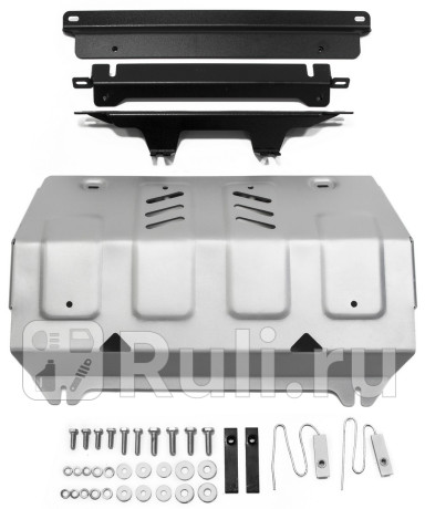 2333.4046.1.6 - Защита радиатора + комплект крепежа (RIVAL) Mitsubishi Pajero Sport (2015-2021) для Mitsubishi Pajero Sport (2015-2021), RIVAL, 2333.4046.1.6