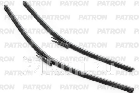 PWB6555-KIT-MB222 - Щетки стеклоочистителя на лобовое стекло (комплект) (PATRON) Ford Explorer 5 рестайлинг 2 (2017-2019) для Ford Explorer 5 (2017-2019) рестайлинг 2, PATRON, PWB6555-KIT-MB222