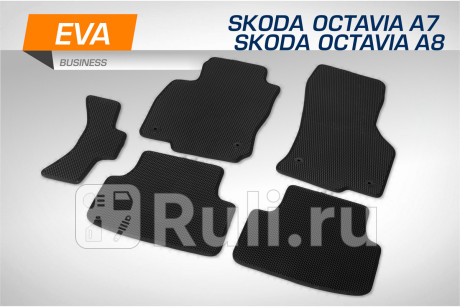 3510201 - Коврики в салон 5 шт. (AutoFlex) Skoda Octavia A8 (2019-2021) для Skoda Octavia A8 (2019-2021), AutoFlex, 3510201