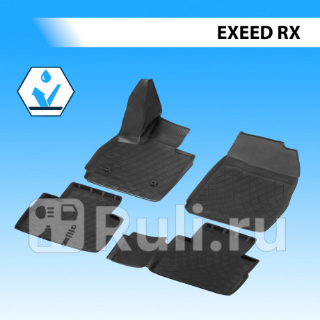 10912001 - Коврики в салон (комплект) (RIVAL) EXEED RX (2023-2023) для EXEED RX (2023-2023), RIVAL, 10912001