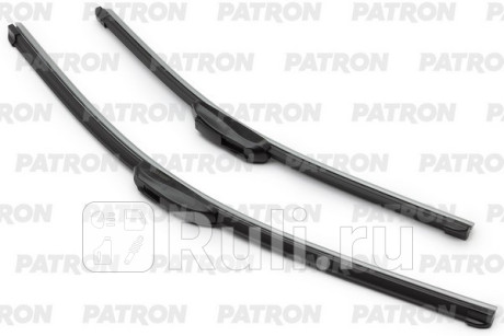 Щетки стеклоочистителя 61см + 48см к-кт плоская hook  только под короткий крюк 9x3 bmw   nissan   opel PATRON PWB480-FS  для прочие, PATRON, PWB480-FS