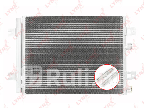 rc-0093 - Радиатор кондиционера (LYNXAUTO) Renault Duster (2010-2015) для Renault Duster (2010-2015), LYNXAUTO, rc-0093
