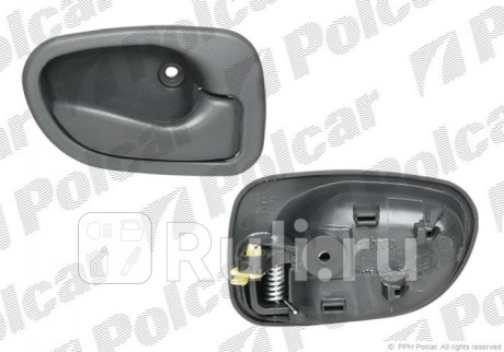 4040ZW42 - Ручка двери передняя/задняя правая внутренняя (Polcar) Hyundai Atos (1997-2003) для Hyundai Atos (1997-2008), Polcar, 4040ZW42